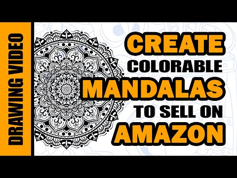 Create Coloring Book Mandalas to Sell on Amazon