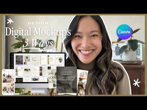 How to Create a Digital Product Mockup using Canva (3 Ways)