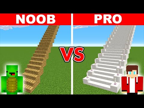Minecraft NOOB vs PRO: LÄNGSTES TREPPENHAUS CHALLENGE
