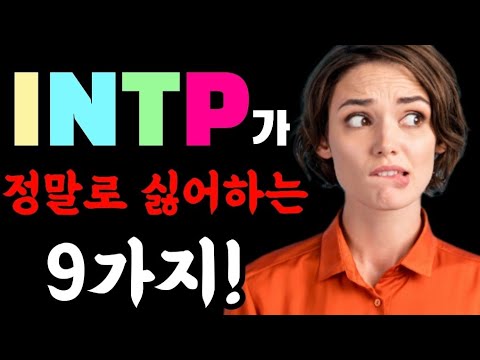 INTP가 정말로 싫어하는 9가지!