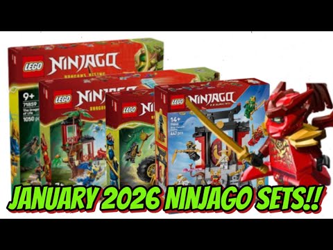 Ninjago January 2026 sets revealed!
