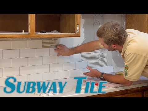 3" x 6" Subway Tile Backsplash : Full Tutorial, Labor Time, Tools & Materials.