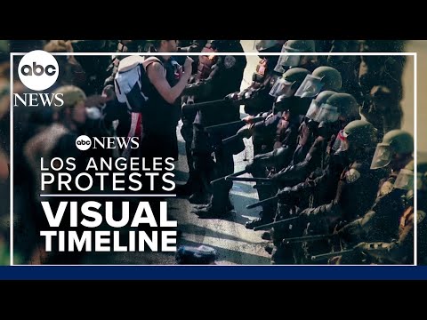 Timeline: How ICE raids sparked Los Angeles protests