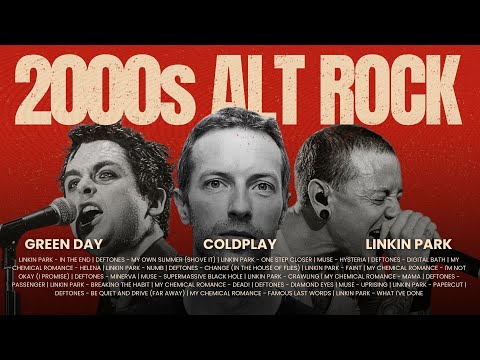 2000s Rock Anthems 🎸 | Linkin Park, Green Day, Coldplay & More