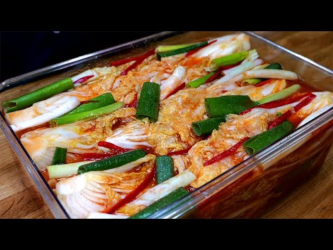 알배추물김치가 이렇게 맛있다니 놀랍습니다