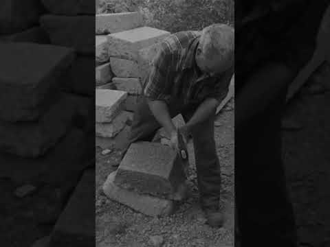 This Traditional Stone Cutting is More Precise Than You'd Think #craftsmanship #satisfying #skills