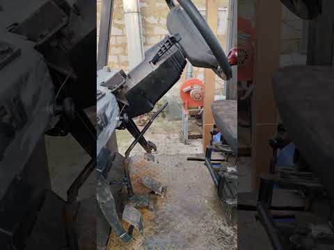 Самодельный трактор 4×4 продолжаем доработки.