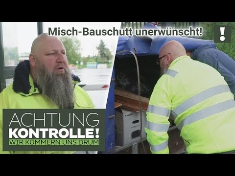 "Das geht leider nicht!" ❌ Der Bauschutt muss wieder mit! | Achtung Kontrolle