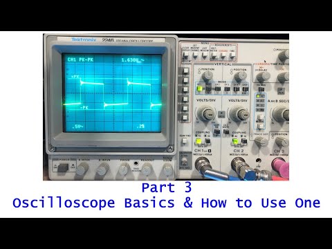 Oscilloscopes For Audio 101 - Part 3 - Oscilloscope Basics - How to Use One