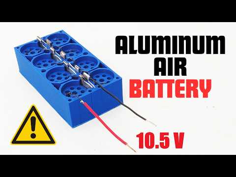 How To Make an Aluminium Air Battery | Genuine Experiment for Batteries DIY