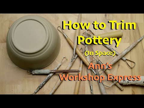 How to Trim Pottery - Easy and Fun Way to Learn Trimming Techniques
