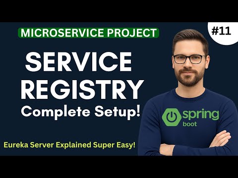 Eureka Server Setup in Microservices | Service Registry Explained | Spring Boot hindi Tutorial