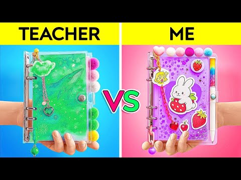 НОВЫЕ ЛУЧШИЕ ШКОЛЬНЫЕ ПОДЕЛКИ ОТ 123GO! || Студенческие лайфхаки и креативные хитрости