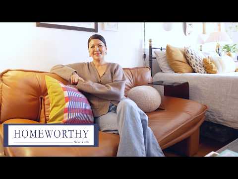 NYC APARTMENT TOUR | Inside a Cozy 350 Sq Ft Chelsea Studio | Renter Friendly Storage Tricks