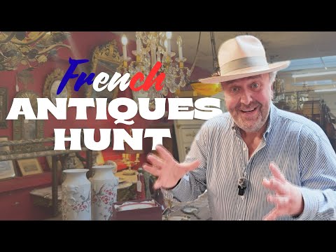 ANTIQUES HUNT at a French BROCANTE & AUCTION action