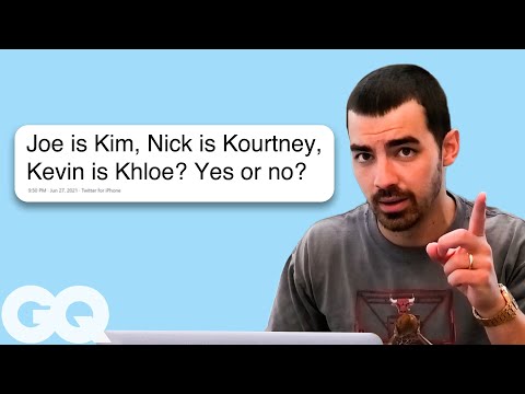 Joe Jonas Replies to Fans on the Internet | Actually Me | GQ
