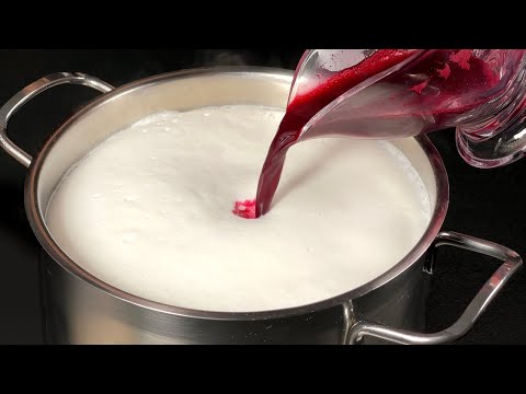 Gießen Sie kochende Milch über die Rüben! Ich werde nicht mehr in den Laden gehen! Nur 3 Zutaten