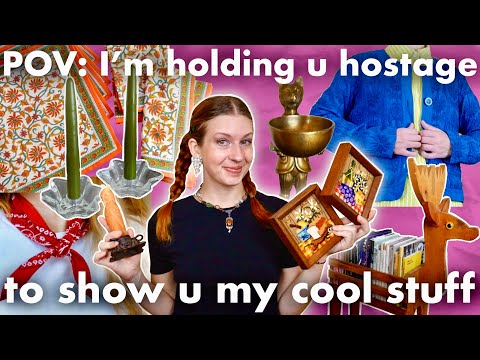 A Cozy Collective Thrift Haul! | clothing, accessories, & tons of home decor