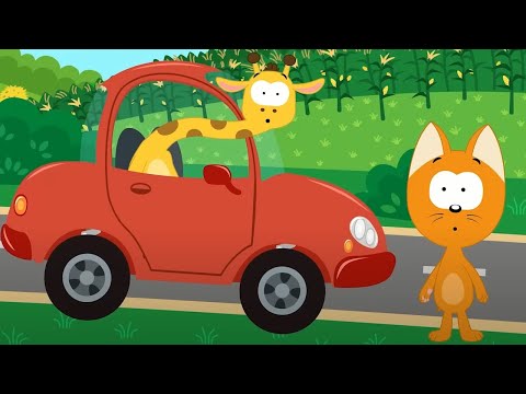 Котёнок и волшебный гараж - Кабриолет | Мультфильмы для детей про машинки