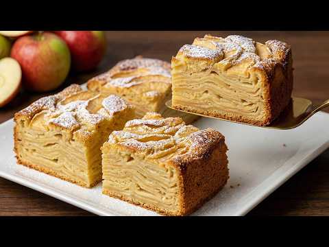 Apfelkuchen schmilzt im Mund! Haferflocken und Äpfel ohne Mehl und Zucker!