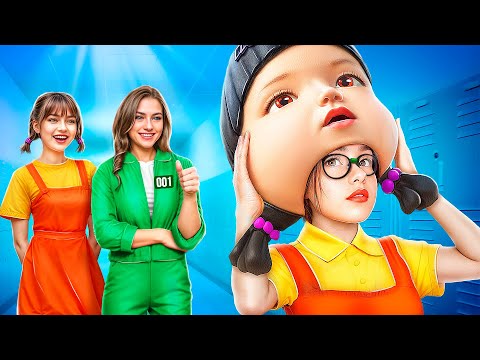 How to Become a Squid Game Doll! Squid Game Makeover!