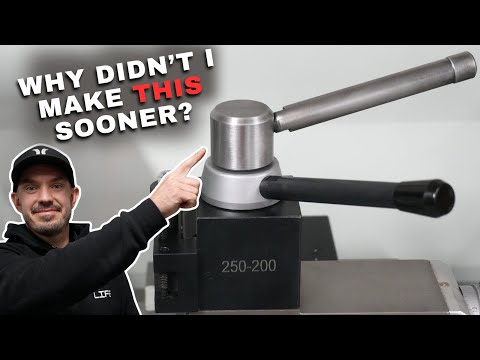 Simple Quick Change Tool Post Lock Handle