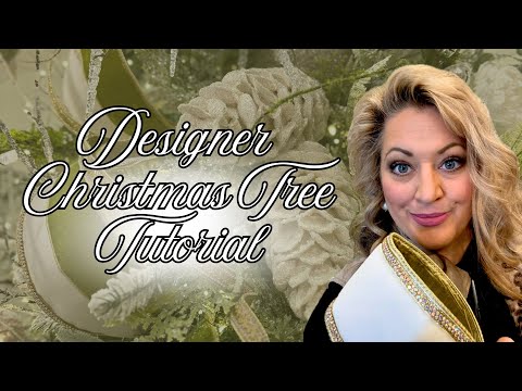 How to Decorate a Designer Christmas Tree | Step-by-Step Holiday Tree Tutorial | Amber Marie & Co.