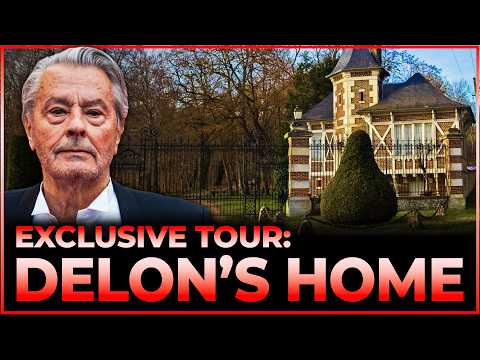 INSIDE Alain Delon’s House. 50 Years with Over 50 Dogs at Douchy Estate | Interior Design