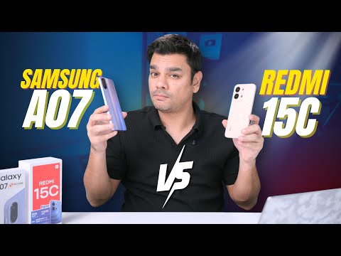 Samsung Galaxy A07 vs Redmi 15C | Budget King KAUN! | Detailed Comparison