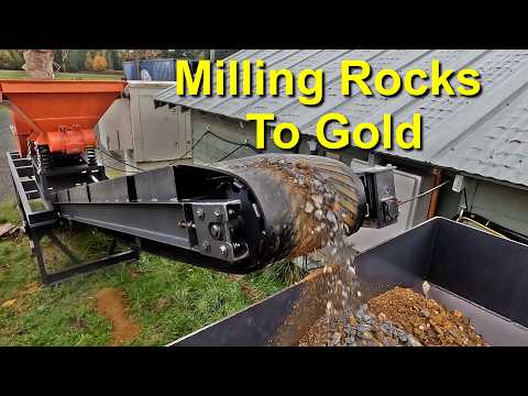 Rocks To Gold! Gold Ore Processing System To Smelting Gold Doré
