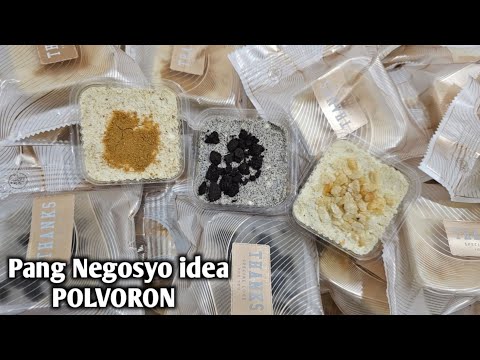 Pang Negosyo idea how to make Polvoron