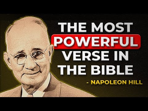 The Most POWERFUL Verse in the Bible | Napoleon Hill