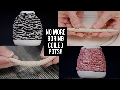 Textured Coils - NO MORE BORING COILED POTS!!