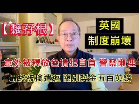 【黐孖根】英國制度崩壞 | 意外被釋放色情犯自首 警察懶理 |  最終被擒遣返 臨別獎金五百英鎊 / 英國南威爾斯 / South Wales / UK
