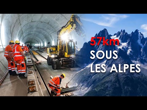 Le Mega Tunnel de la Suisse Sous les Alpes