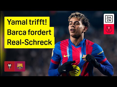Yamal trifft: Albacete - FC Barcelona | Viertelfinale | Copa del Rey | DAZN Highlights