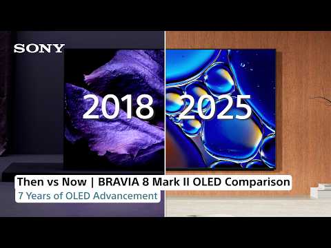 Then vs Now | BRAVIA 8 Mark II OLED Comparison
