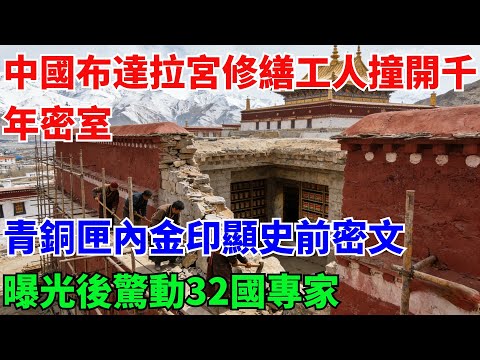 中國布達拉宮修繕工人撞開千年密室，青銅匣內金印顯史前密文，曝光後驚動32國專家【奇遇天下】#奇聞#故事#真相#風水鑒寶#布達拉宮#青銅匣#密室