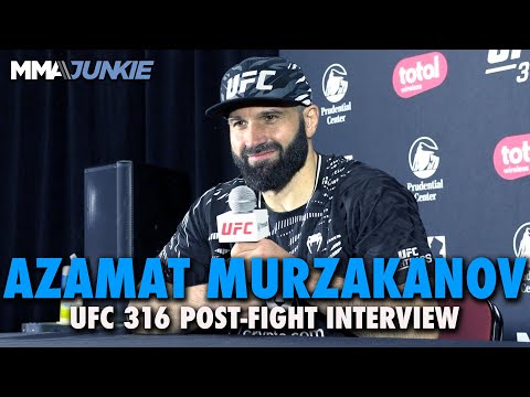 Azamat Murzakanov 'very emotional' after moving to 15-0 with another KO win | UFC 316