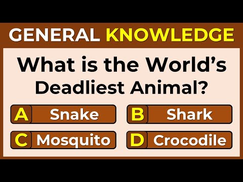 How Sharp Is Your General Knowledge? Only True Geniuses Get a Perfect Score! #GK