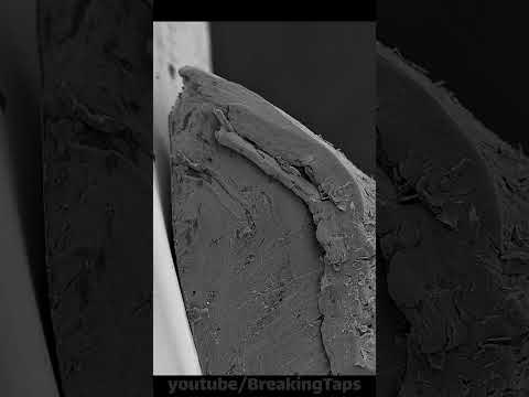 Cutting metal under Extreme Magnification