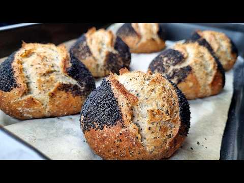I don't buy bread anymore! The new perfect recipe for poppy bread