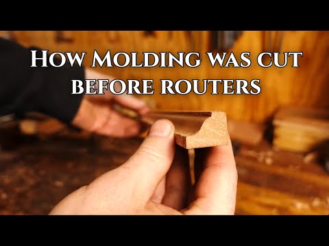 Hand cut molding: the way it used to be done