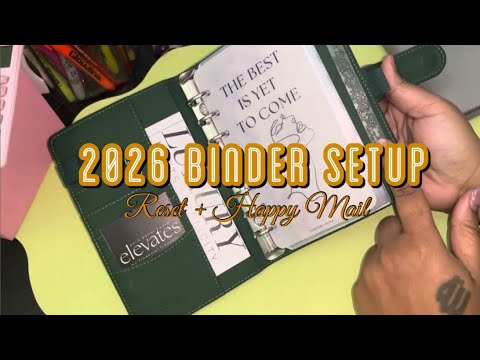 CASH BUDGET BINDER SETUP 2026 | Binder Refresh + Category Details