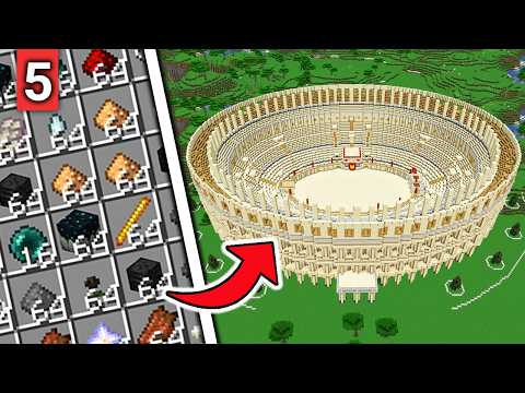 I Built The Roman Colosseum In Minecraft Hardcore