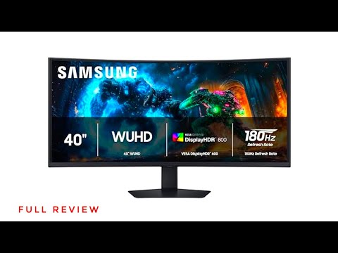 40" Better Then 34"? SAMSUNG 40" Odyssey G7 (G75F) Curved Monitor LS40FG75DENXZA Full Review 