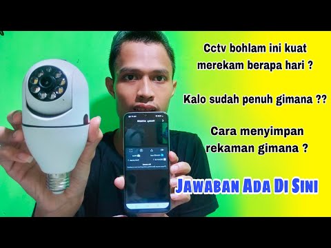 Cara CCTV supaya bisa menyimpan rekaman