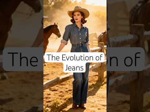The Evolution of Jeans 👖#fashion