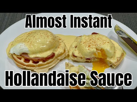 Almost Instant Hollandaise Sauce - Only Four Ingredients!