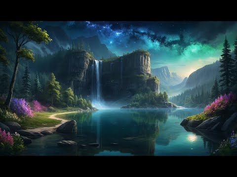 Mind Relaxing Music with Waterfall Sounds for Stress Relief